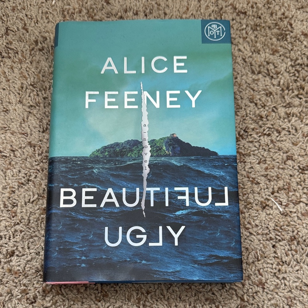 Alice Feeney Beautifully Ugly Book - Blue and Green Cover